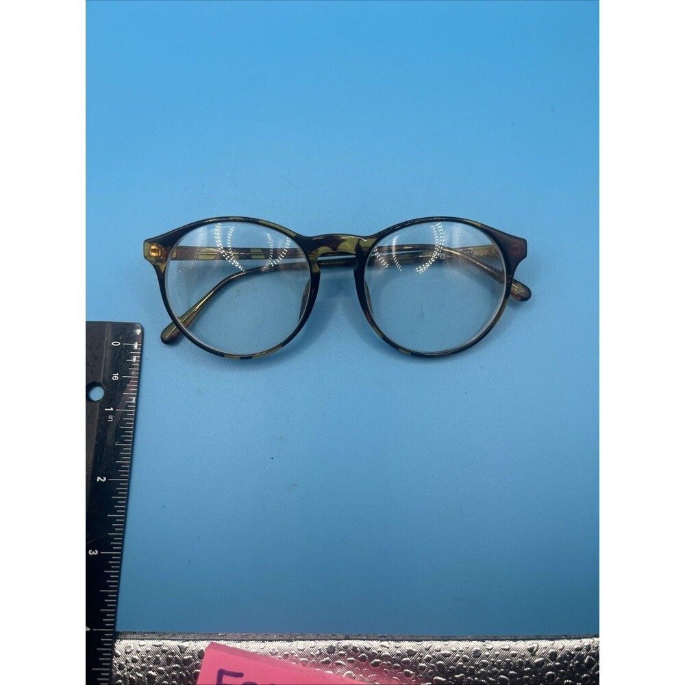 Vintage Optyl Esprit icm 7036 10 Eyeglasses Frame Tortoise Round 10-53-18
